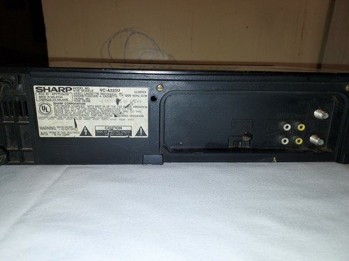 SHARP VCR Model NO. VC-A323U Multi Language No remote - Picture 3 of 3