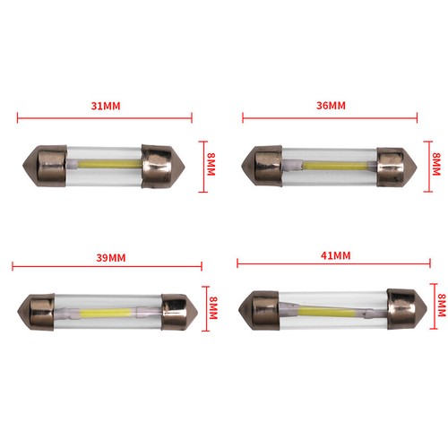 Led C5W C10W Festoon Bulbs Trunk Interior Dome Door Signal Lamp Reading Light - Zdjęcie 3 z 16