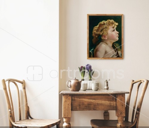 ORIGINAL William Bouguereau study portrait oil painting child wall art classical - Picture 9 of 24