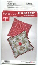 SIMPLICITY H0155 EASY PILLOWS ONE SIZE UNCUT 2017