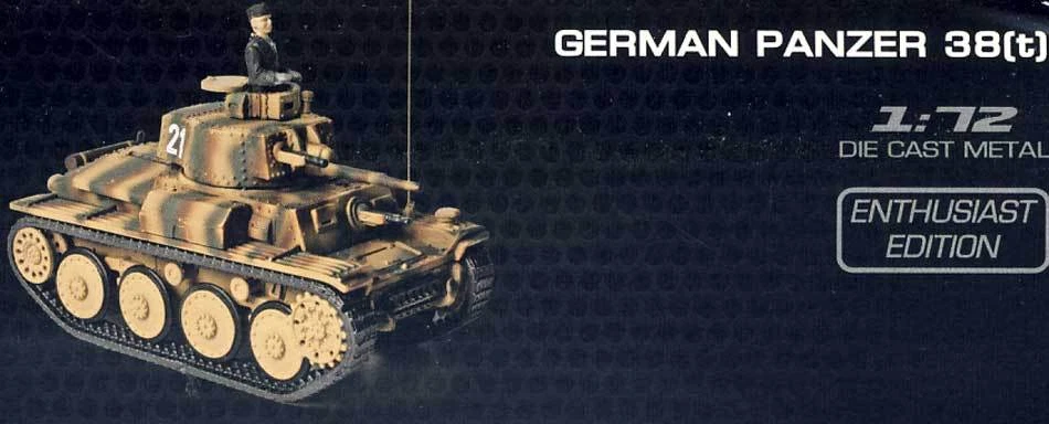Forces of Valor / Unimax German Panzer 38(t) Ukraine 1944 Tank 1:72 Fertigmodell - Bild 2 von 3