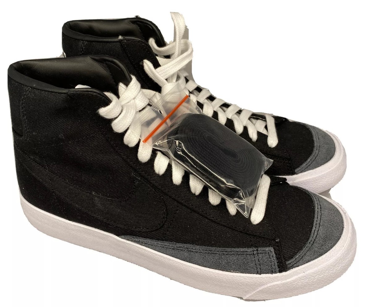 nike blazer mid 77 vintage black canvas