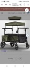Delta Children Jeep Deluxe Wrangler Stroller Wagon +Accessories (Black/Green)New
