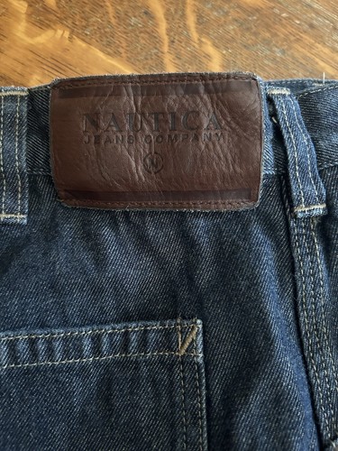 Nautica Men's Carpenter Blue Denim Jean Shorts Regular Fit Sz 32 100% Cotton 11” - Picture 4 of 6
