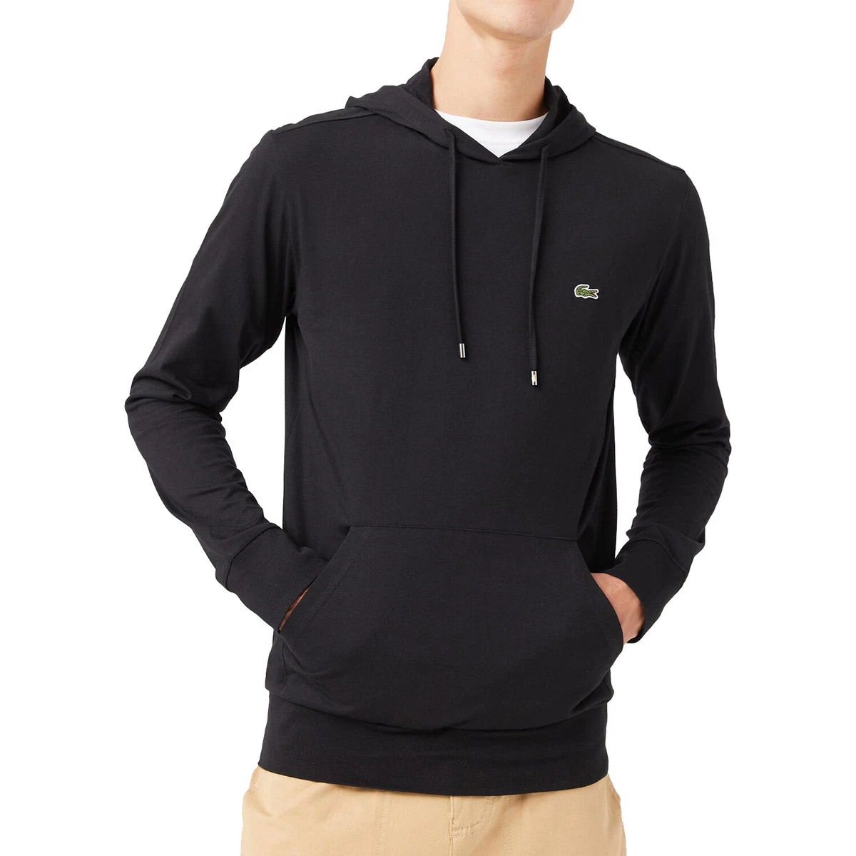 Lacoste Hooded Cotton Jersey Sweatshirt Mens Style Th9349 51 eBay