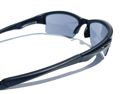 Oakley QUARTER JACKET Matte Black YOUTH SIZE Grey Lens Sunglass
