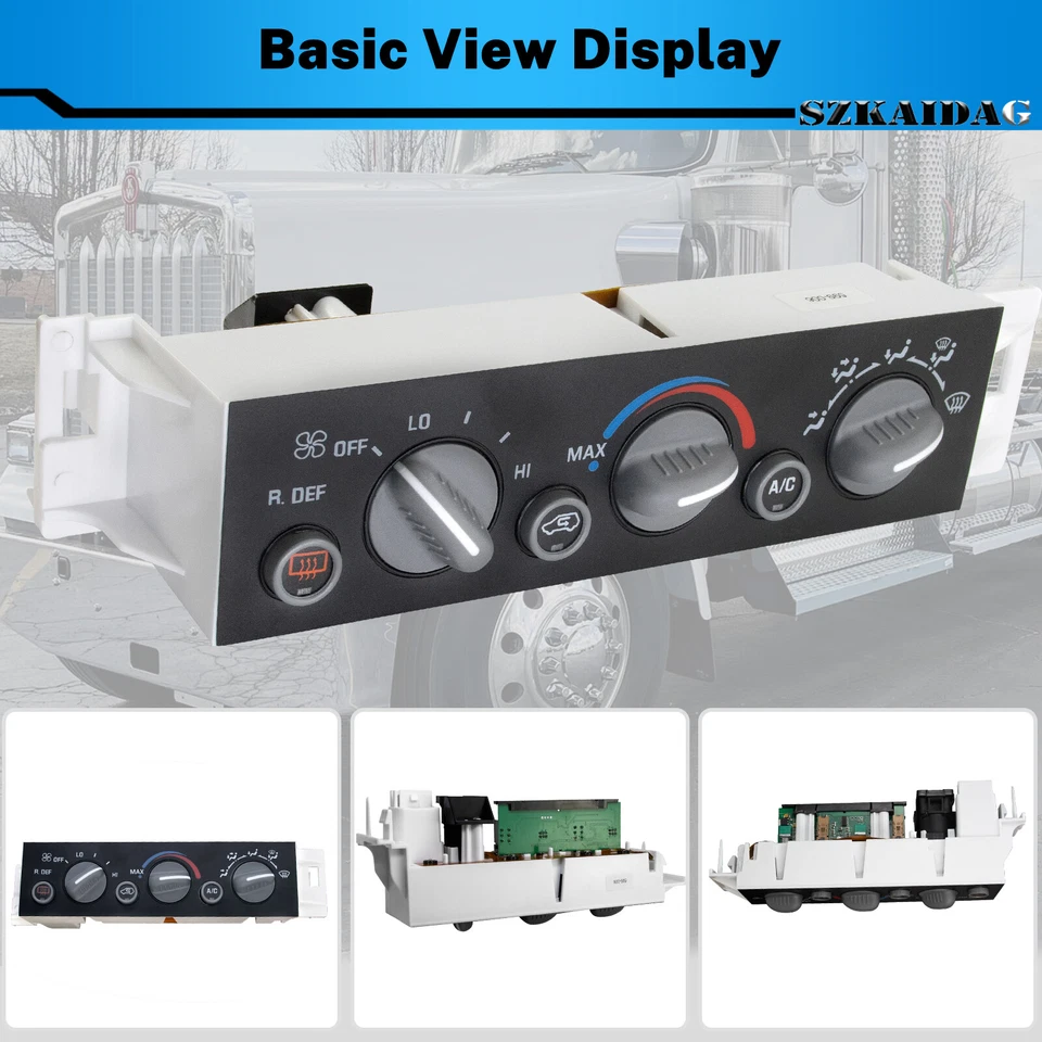 599-006 HVAC A/C Heater Control Switch for 96-20 Chevy Suburban Tahoe GMC Yukon - Image 4 of 4