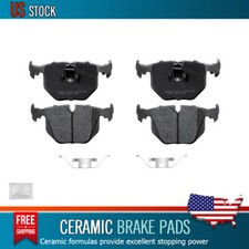 Rear Ceramic Brake Pads w/Hardware for BMW 330Ci 330i 330Xi 740i 740iL 750i M3