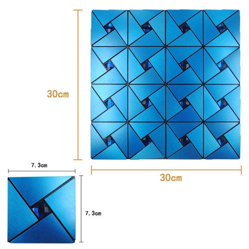 Peel and Stick Mosaic Wall Tile Self Adhesive Backsplash Kitchen Wall Stickers - Picture 57 of 62