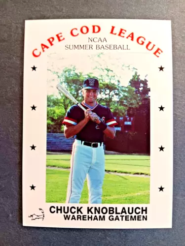 1988 P&L Promotions Cape Cod League NCAA Chuck Knoblauch #94