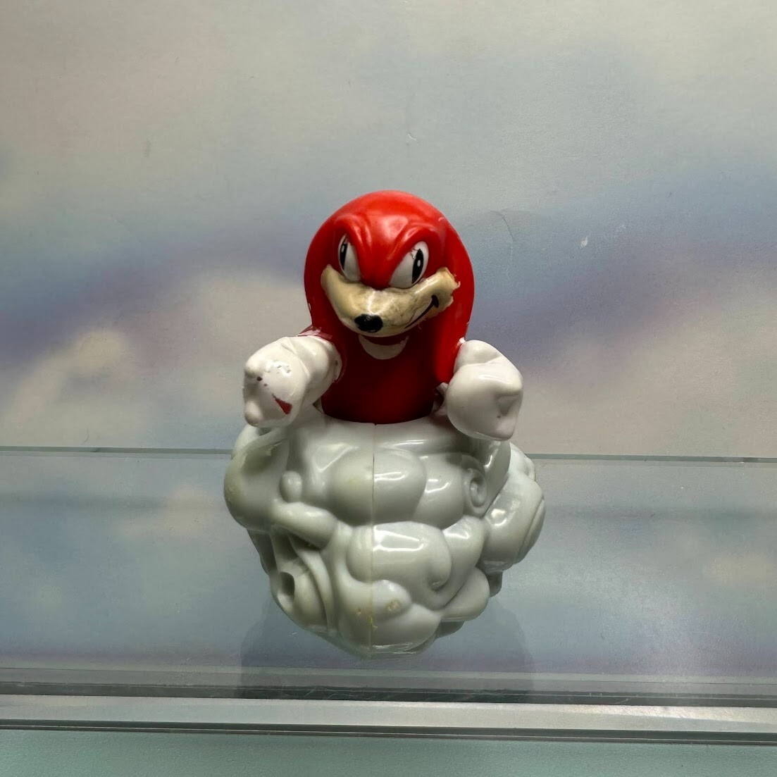 Figurine Knuckles Sonic 1993 McDonald's Happy Meal - Rare - Occasion Collector