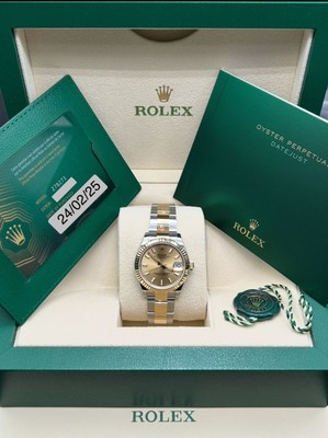 Rolex 278273 Datejust 31mm Two-Tone Yellow Gold Champagne Dial Oyster-2025