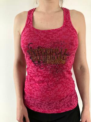 Shirt Tank Racerback Top UNIVERSAL STUDIOS aus Orlando Größe M fuchia pink