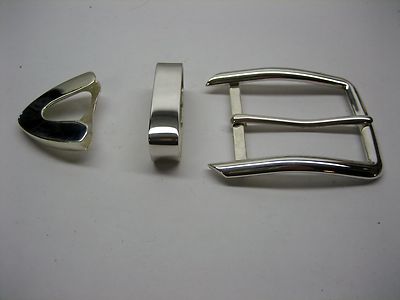Sterling silver 925 solid buckle loop and tip 52 grams for  display picture 1
