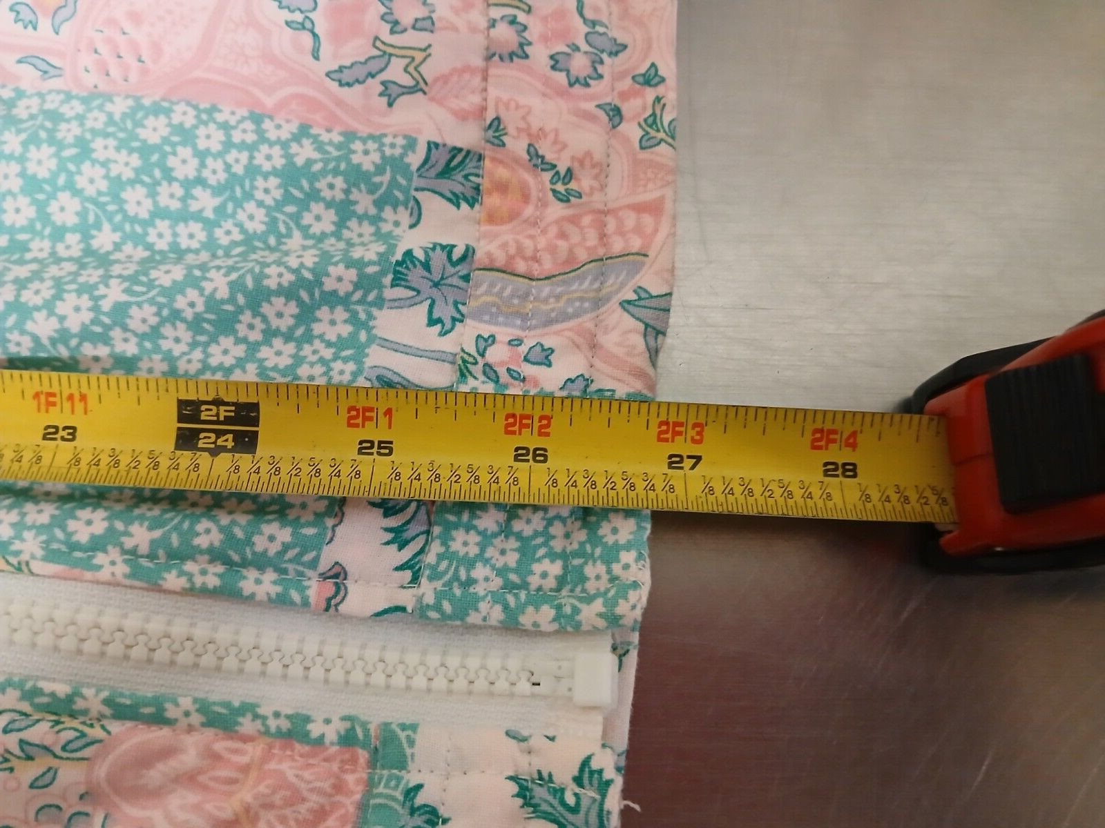 Custom Made Patchwork Women's Zip Up Jacket Lined… - image 14