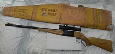 Vintage Marx Big Game Rifle Cap Gun w/ Telescopic Sight Original Paper Sleeve