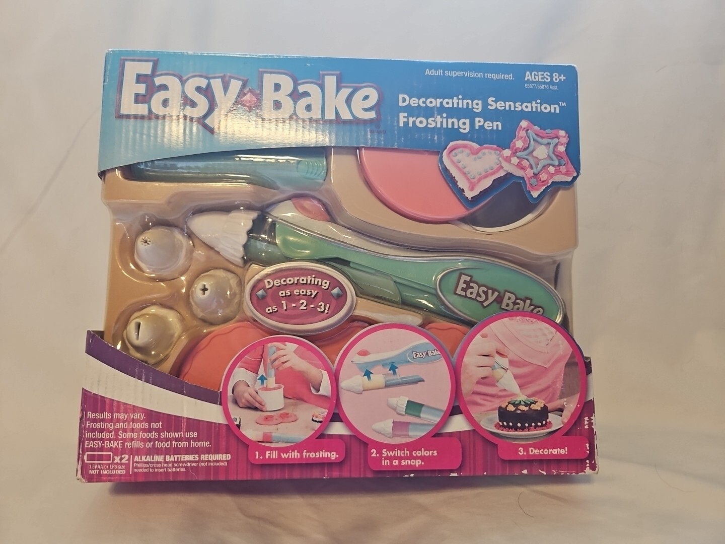 Easy Bake Oven Cake Decorating Sensation Frosting Pen Kit Bakery New