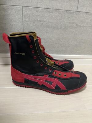 Asics Onitsuka Tiger Comme ca du mode men Boxing Shoes Black Red