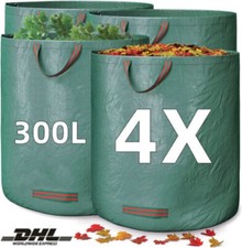 300 Liter 4x Gartenabfallsack Gartensack Laubsack Grassack Heckensack W&auml;schesack