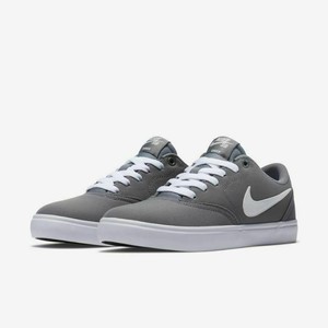NIKE SB Check Solar Solarsoft Canvas womens Grey White Shoes 921463 011 Size 5.5 | eBay