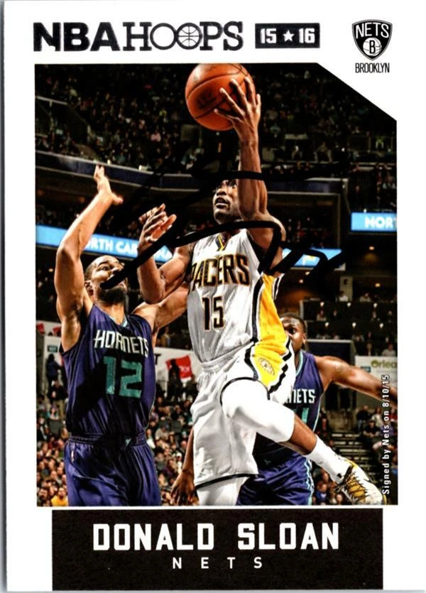 Donald Sloan autographed Basketball Card (Pacers, Nets) 2015 Panini Hoops  #169 | eBay