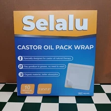 Selalu Castor Oil Pack Wrap 10 Pack