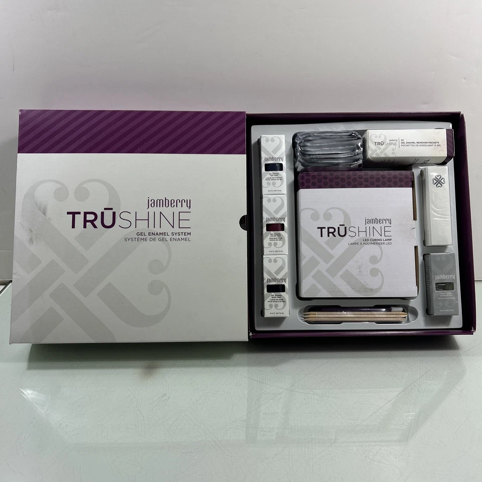Jamberry TruShine Sistema de Esmalte en Gel Lámpara de Curado LED y Juego de Aplicación Completo NUEVO Foto 3 de 3