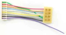 TCS 1360 T-1"R | 9 Pin JST to 8-Pin NMRA Plug | Train Control System