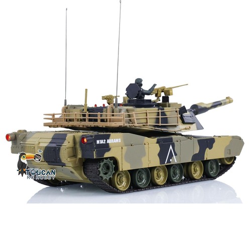 Heng Long 1/24 RC Tank Abrams M1A2 3816-2 2.4G Remote Control IR Battle Tank - Picture 8 of 24