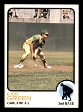 1973 Topps Baseball #456 Dick Green NM/MT *d29