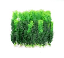 Aquarium Decor Fish Tank Decoration Ornament Artificial Plastic Plant Green 1...