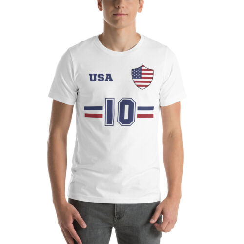 USA Shirt, United State Soccer Jersey, Personalized  Soccer Tournament Fan Shirt - Picture 1 of 15