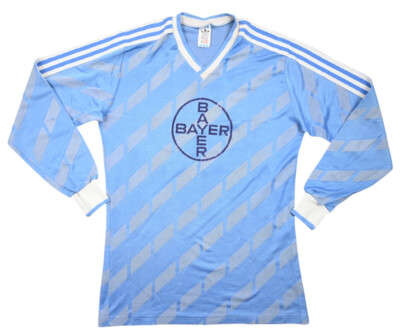 Adidas 1986-87 BAYER 05 UERDINGEN LONGSLEEVE SHIRT TRIKOT L