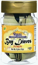 Rani Bay Leaf (Leaves) Whole Spice Hand Selected Extra Large 0.4oz (12g) PET Jar