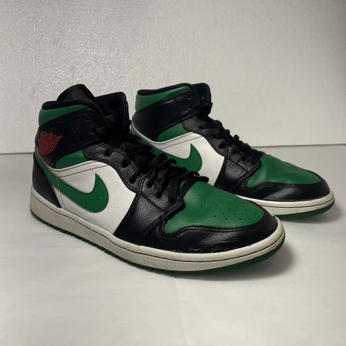 Aan boord Doctor in de filosofie Tarief Nike Air Jordan 1 Mid &#034;Green Toe&#034;. 554724–067. size 9 | eBay