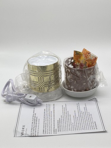 HomeWorx di Harry Slatkin Scaldaprofumi con 2 maniche e 2 confezioni gelabili nuovo - Foto 3 di 12