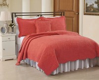 American Traditions French Tile Quilt, Coral, King, New, Free Shipping on sale American Traditions French Tile Quilt, Coral, King, New, Free Shipping on sale