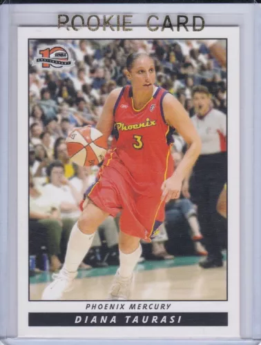 DIANA TAURASI ROOKIE CARD Phoenix Mercury Basketball UCONN Rittenhouse WNBA RC!
