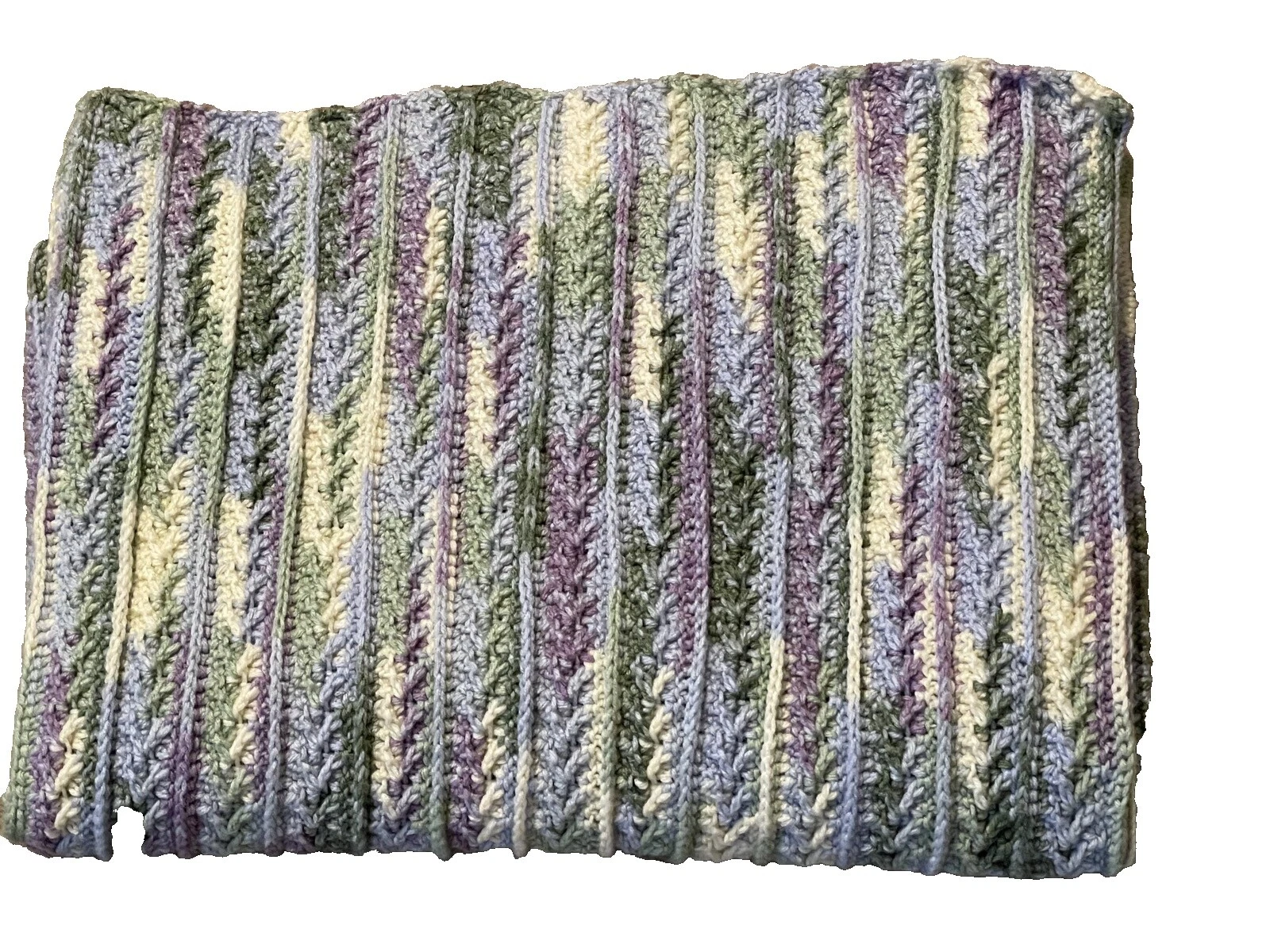 Crochet Striped Afghans & Throw Blankets