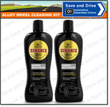 2 x Simoniz Diamond Wax & Polish +Natural Carnauba Removes Scratches SAPP0071A
