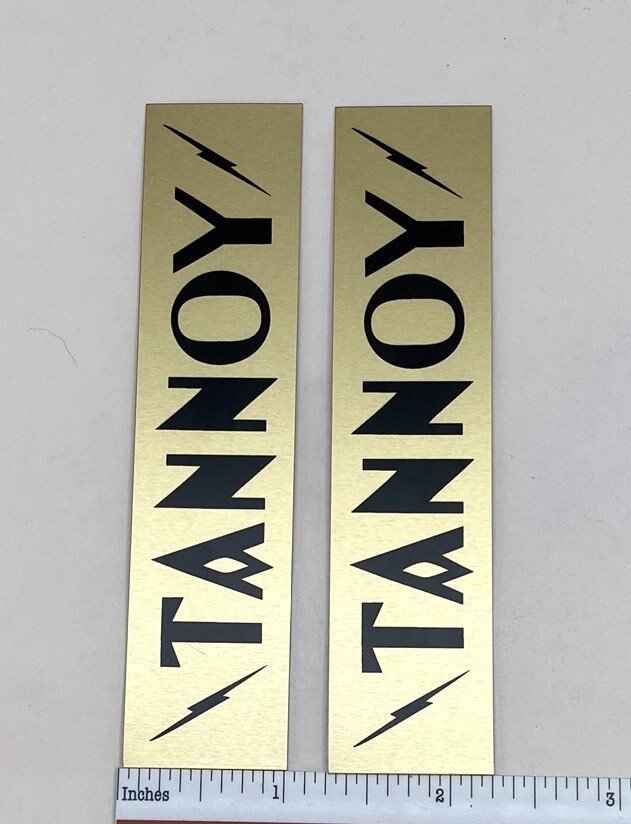 セール，お得】 ♪☆TANNOY☆貴重☆スピーカーエンブレム☆TANNOYロゴ