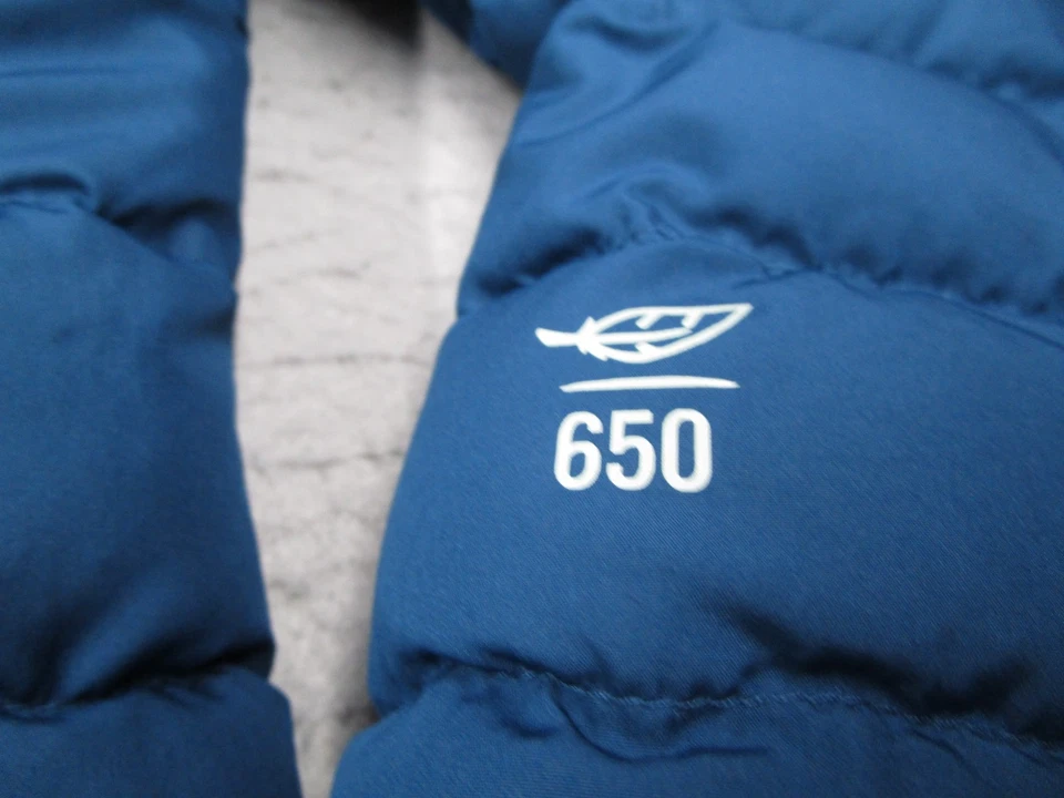 Chaqueta LL Bean Para Hombre Extra Grande Azul 650 Downtek Cremallera Completa Puffer Aislada Foto 4 de 4