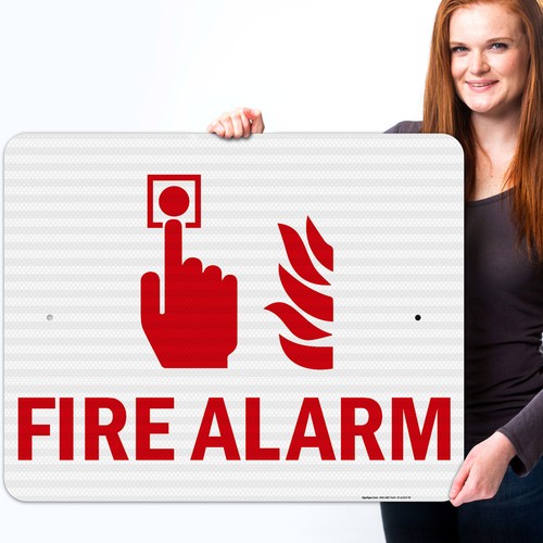 Fire Alarm Sign, - Picture 64 of 85