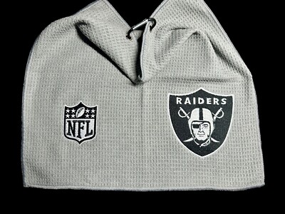 Las Vegas Raiders Golf Towel (2 Sides) 8in x 16in