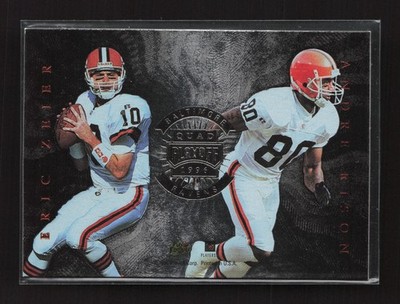Byner /Jackson /Rison /Zeier 1996 Playoff Absolute #7 Quad Series TY1