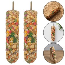 Natural Metal Bird Perch Treat Sticks for Cage Enrichment and Claw Grinding