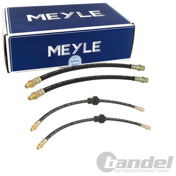 4X Meyle Bremsschlauch Vorne + Hinten Passend FüR Mercedes C-KLASSE W202-image