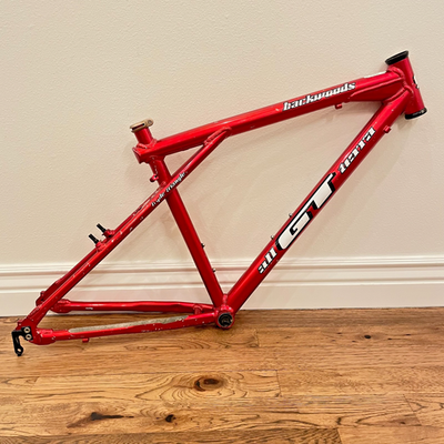 Vintage GT Backwoods “Candy Red” Mountain Bike Frame All Terra | eBay