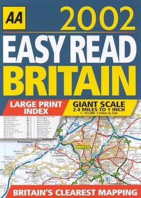 Easy Read Britain (AA Easy Read Guides) by Uk, Road Atlas Paperback / softback