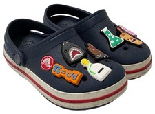 Crocs Crocband Clog Size 8 C8 Kids Water Shoes Navy Blue Sandals Science/Snacks